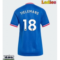 Manchester United Youri Tielemans #18 Replica Away Shirt Ladies 2026-27 Short Sleeve